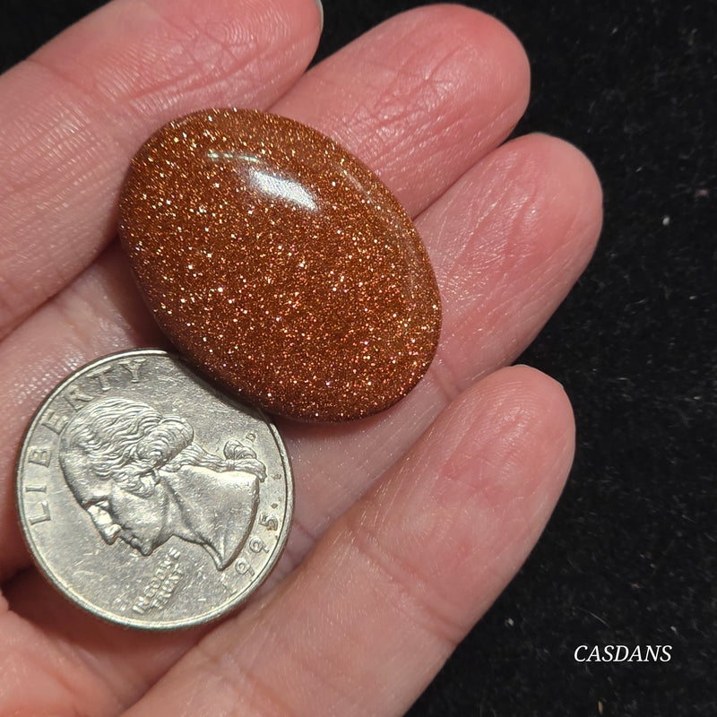 Goldstone Cabochon