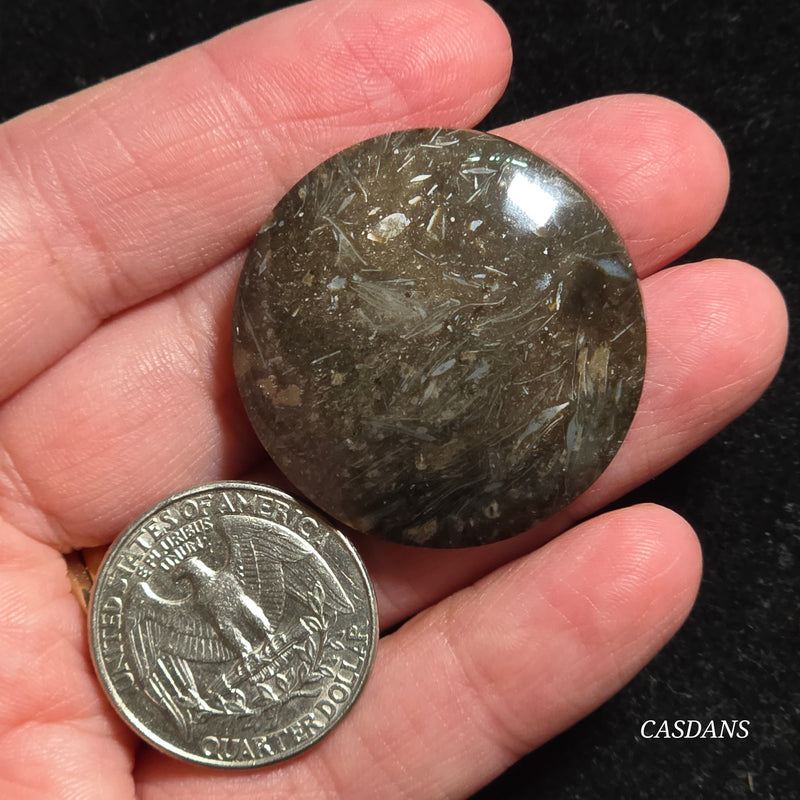 Peacock Feather Agate Cabochon