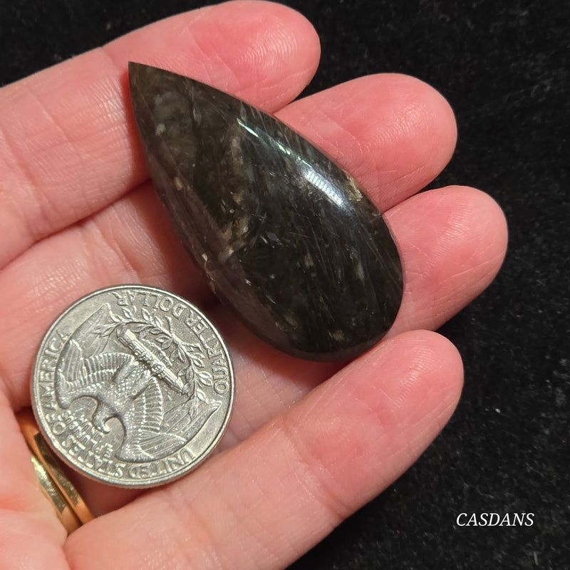 Peacock Feather Agate Cabochon