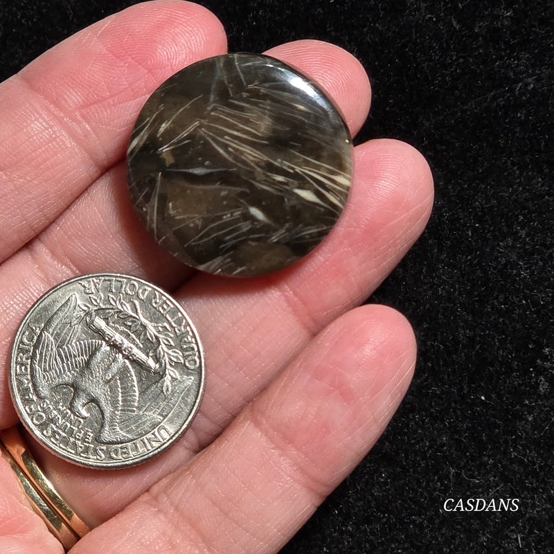 Peacock Feather Agate Cabochon