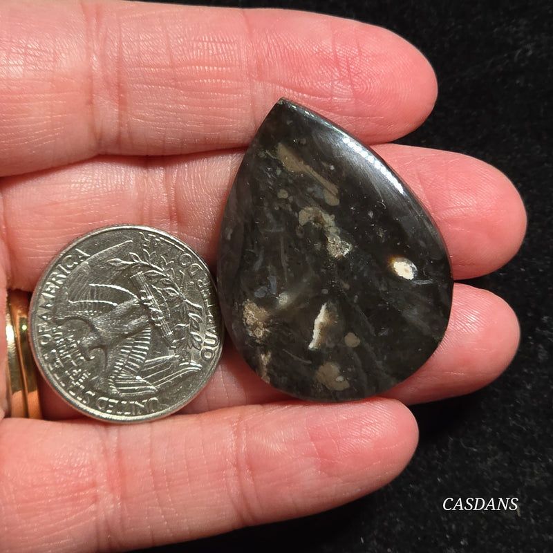 Peacock Feather Agate Cabochon