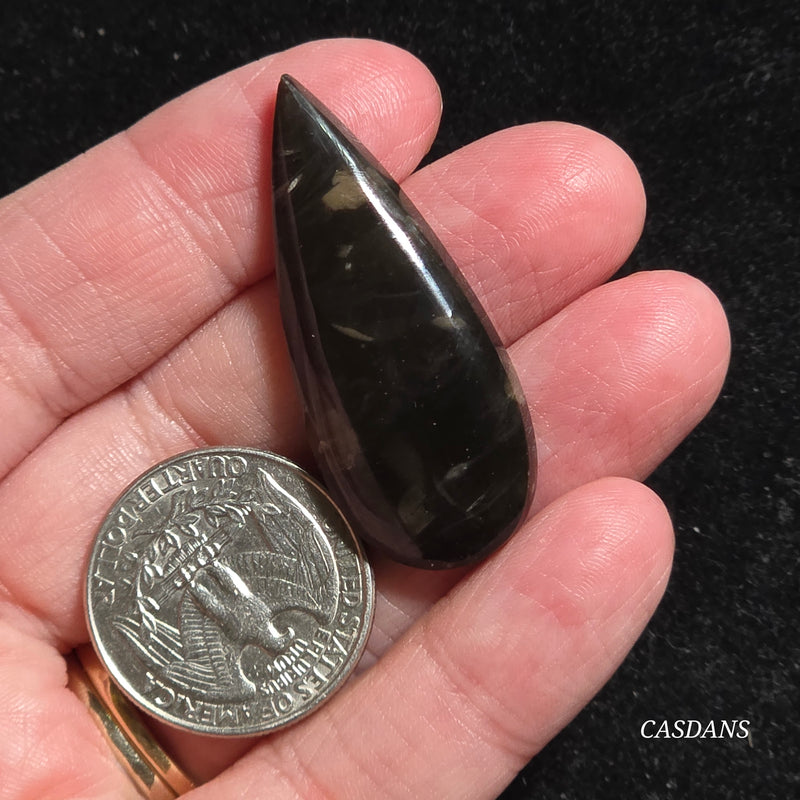 Peacock Feather Agate Cabochon