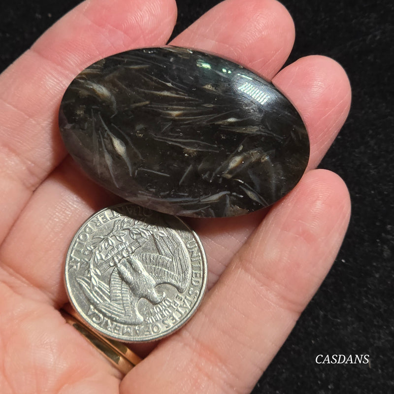 Peacock Feather Agate Cabochon