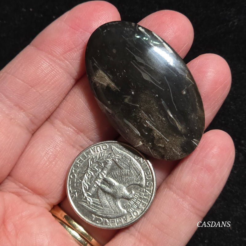 Peacock Feather Agate Cabochon