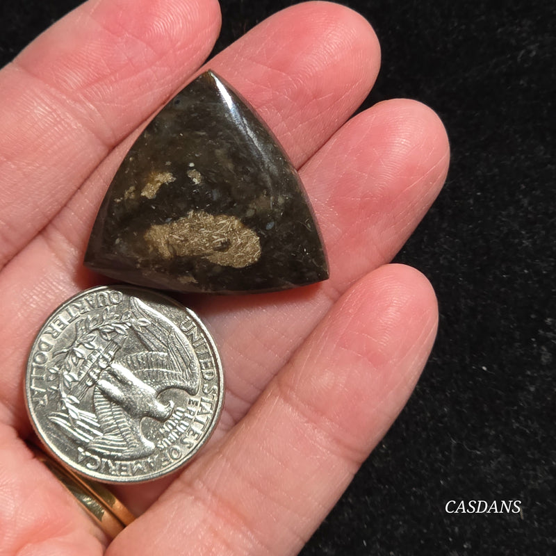 Peacock Feather Agate Cabochon