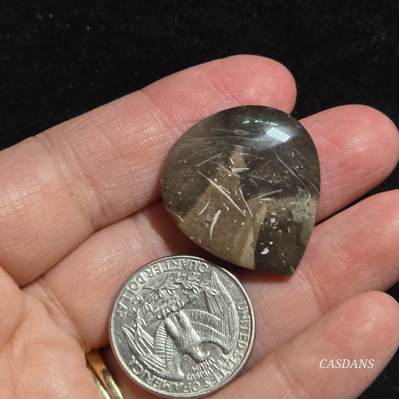 Peacock Feather Agate Cabochon