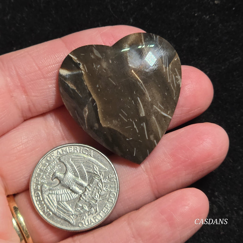 Peacock Feather Agate Cabochon