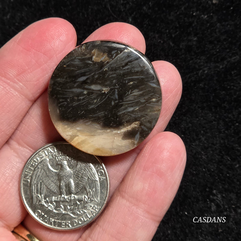 Peacock Feather Agate Cabochon