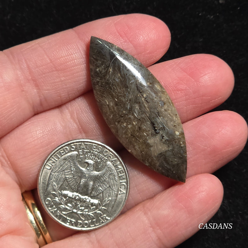 Peacock Feather Agate Cabochon