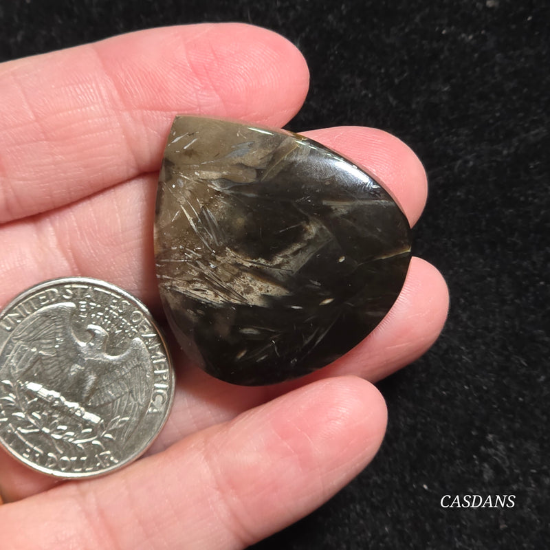 Peacock Feather Agate Cabochon