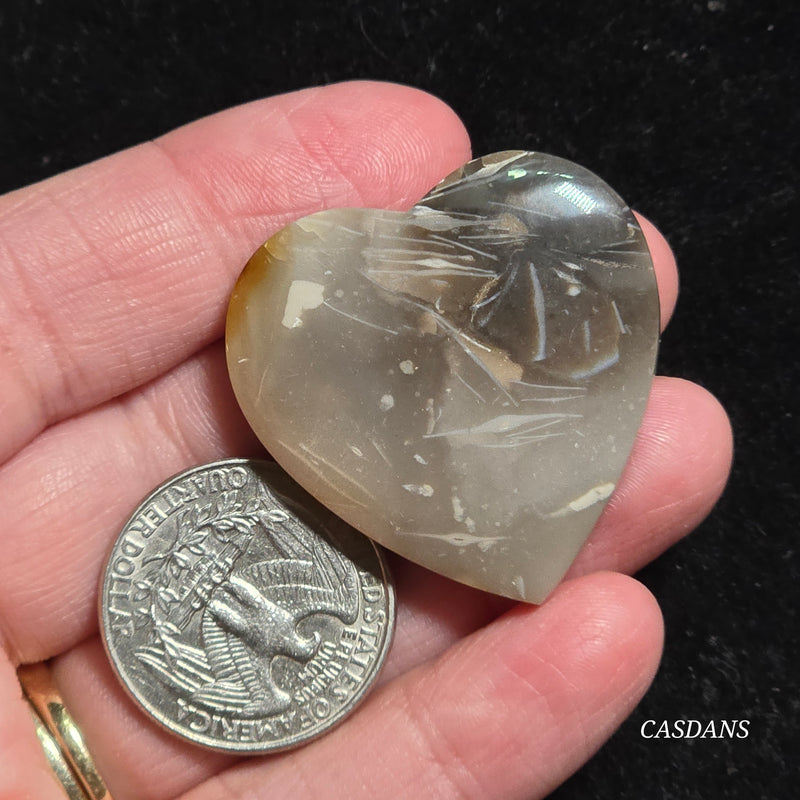 Peacock Feather Agate Cabochon