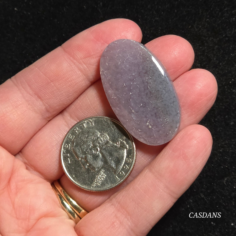 Grape Agate Cabochon