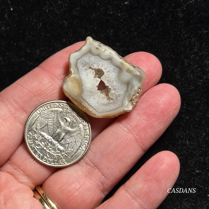 Druzy Agate Slice