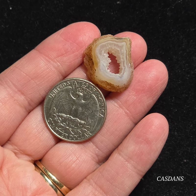 Druzy Agate Slice