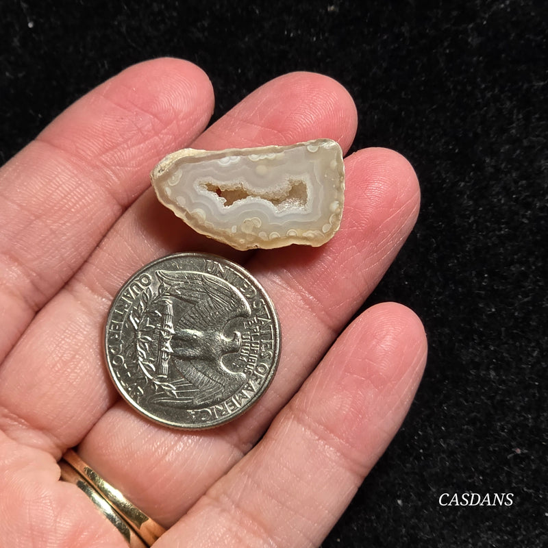Druzy Agate Slice