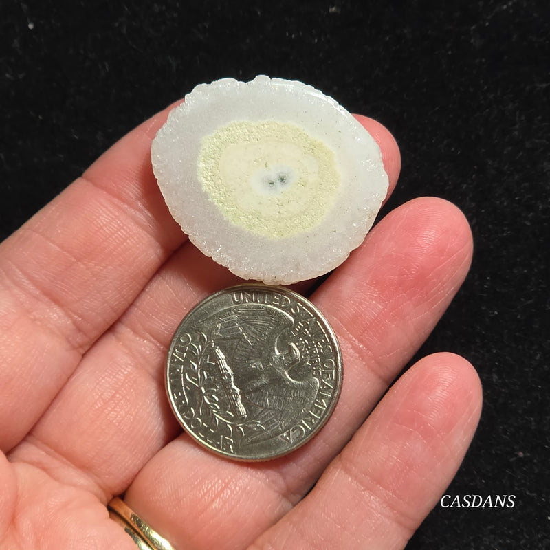 Druzy Agate Slice