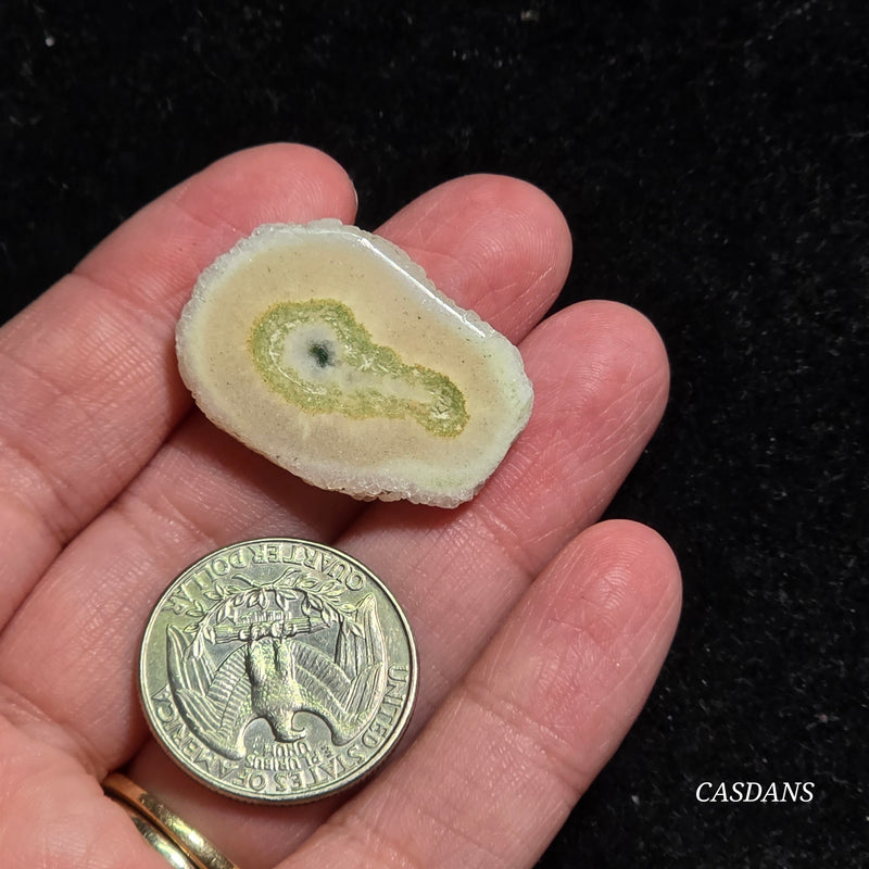Druzy Agate Slice