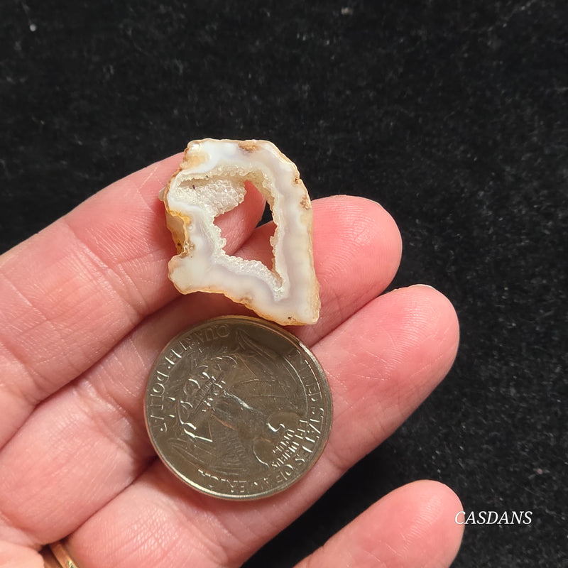 Druzy Agate Slice