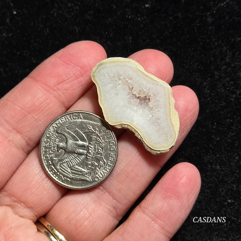 Druzy Agate Slice