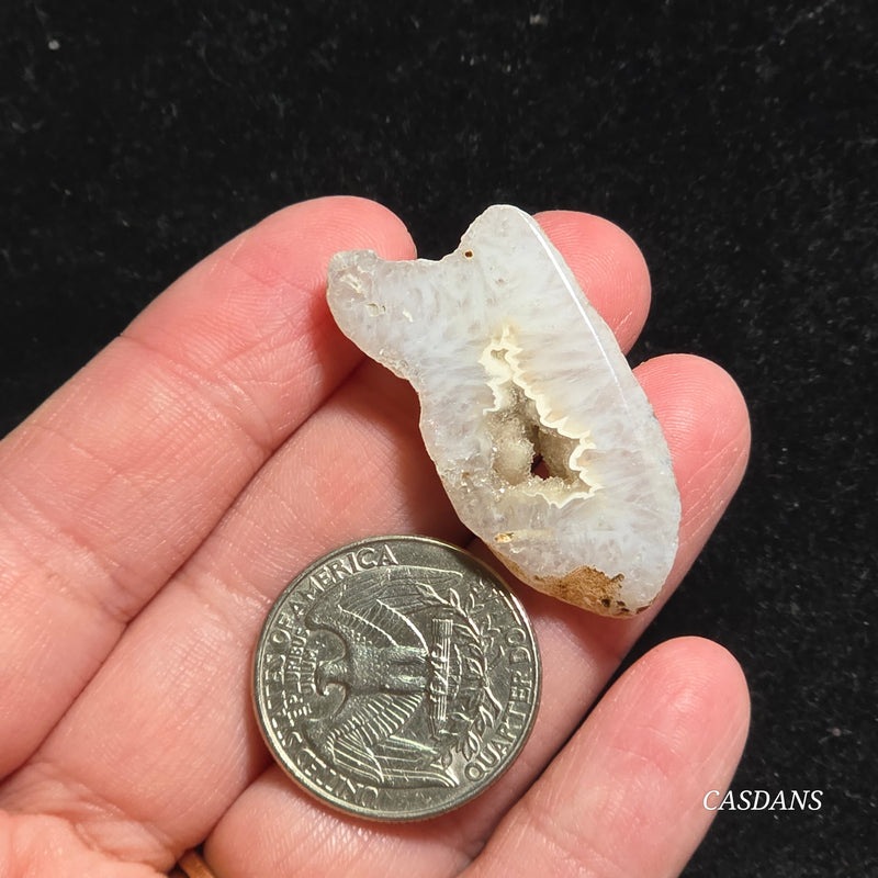 Druzy Agate Slice
