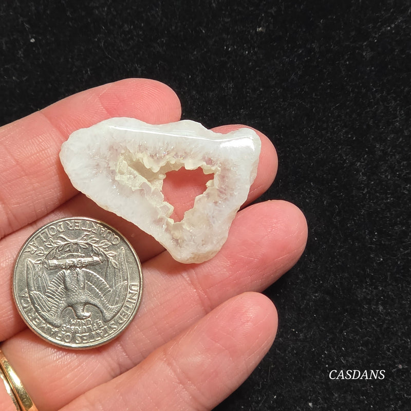 Druzy Agate Slice