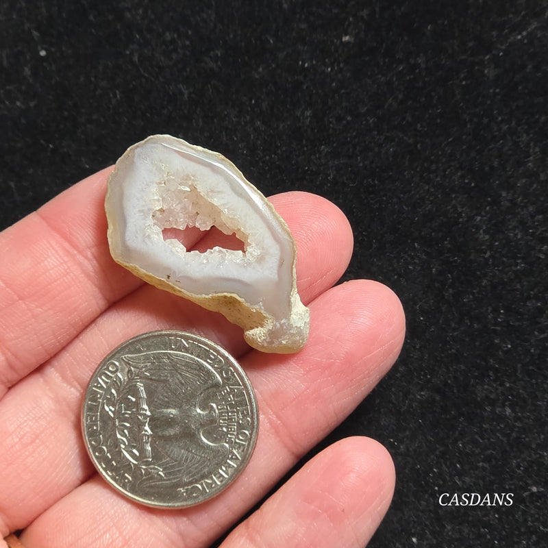 Druzy Agate Slice