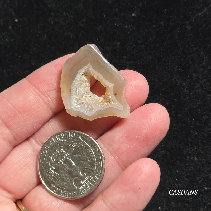 Druzy Agate Slice