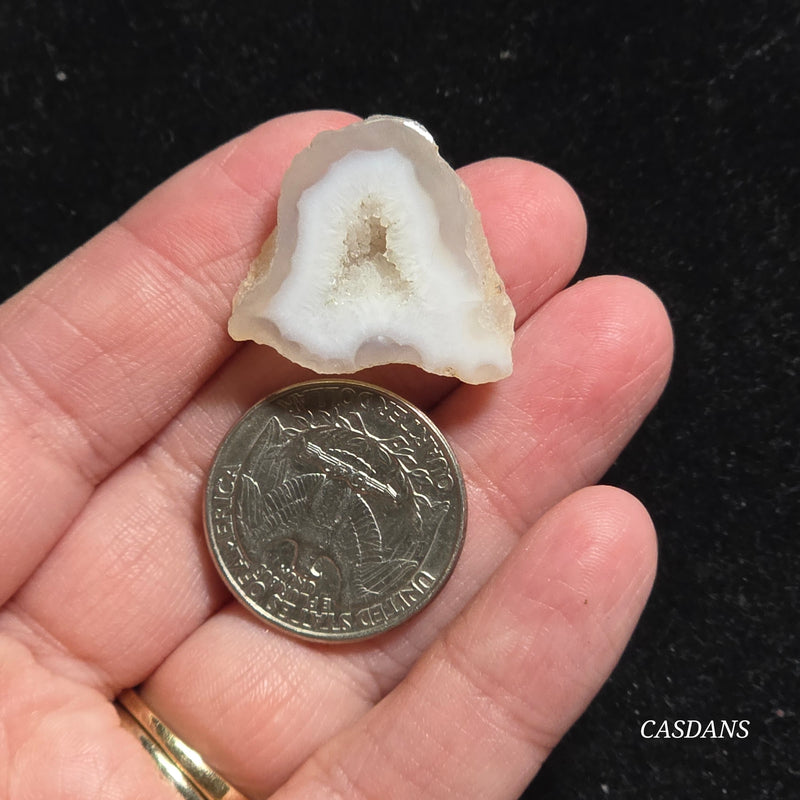 Druzy Agate Slice
