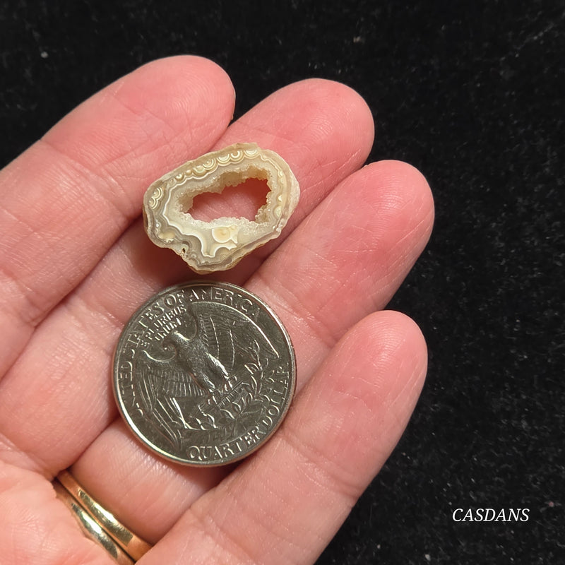 Druzy Agate Slice