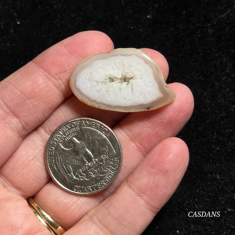 Druzy Agate Slice
