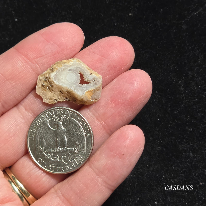 Druzy Agate Slice