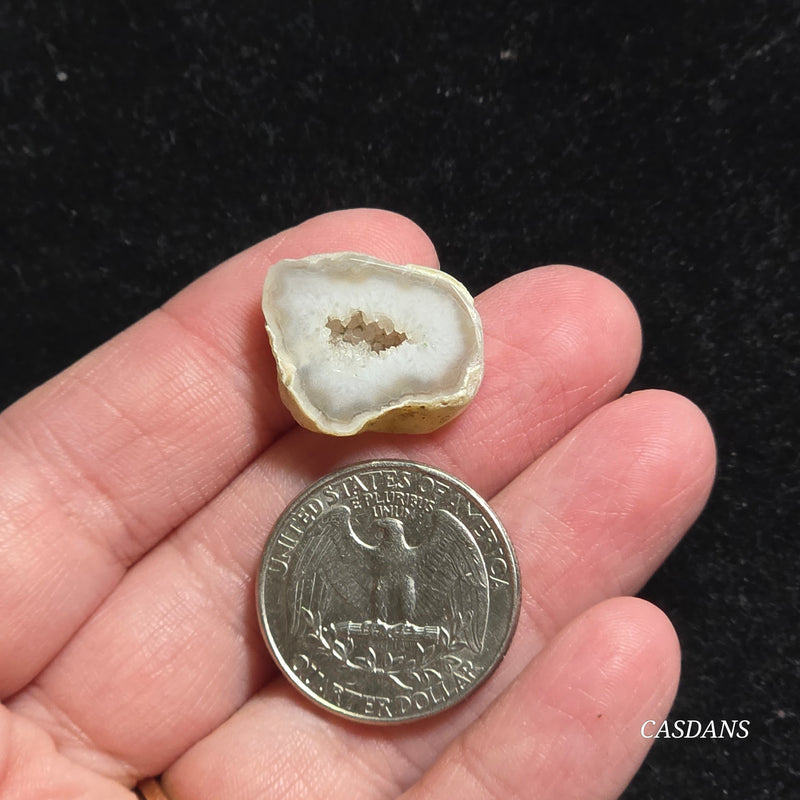 Druzy Agate Slice