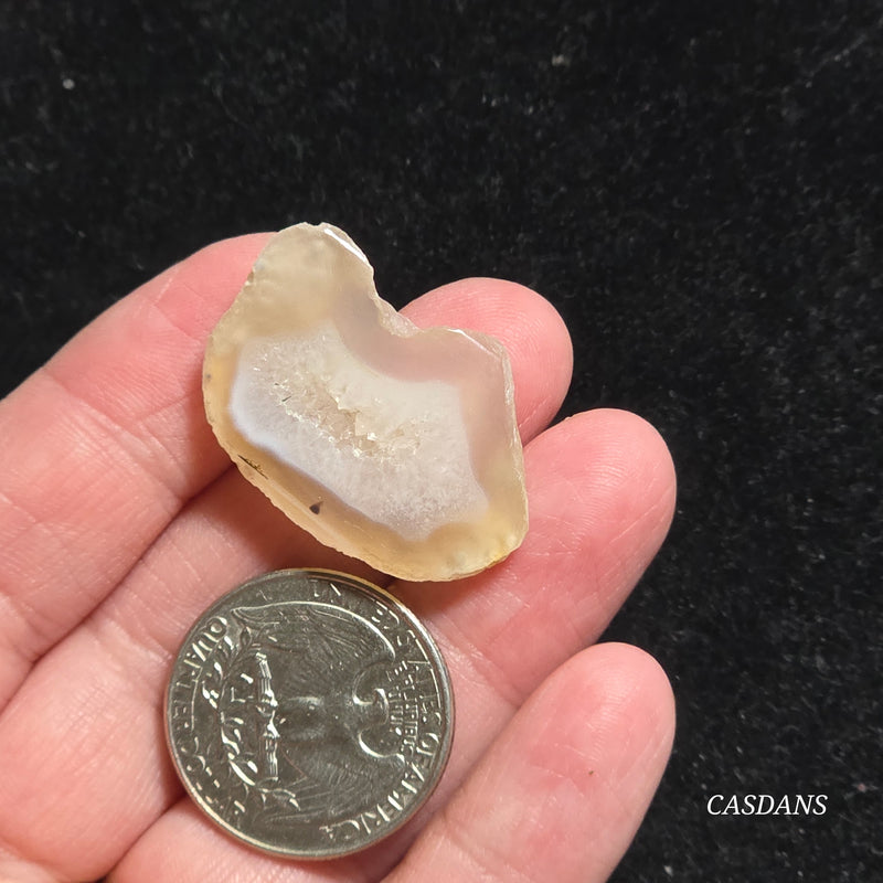 Druzy Agate Slice