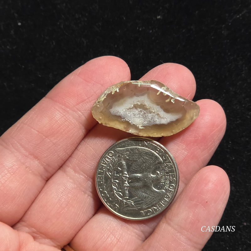 Druzy Agate Slice