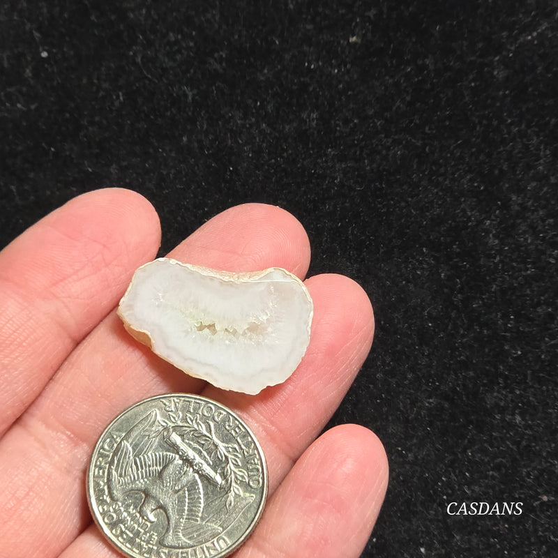 Druzy Agate Slice