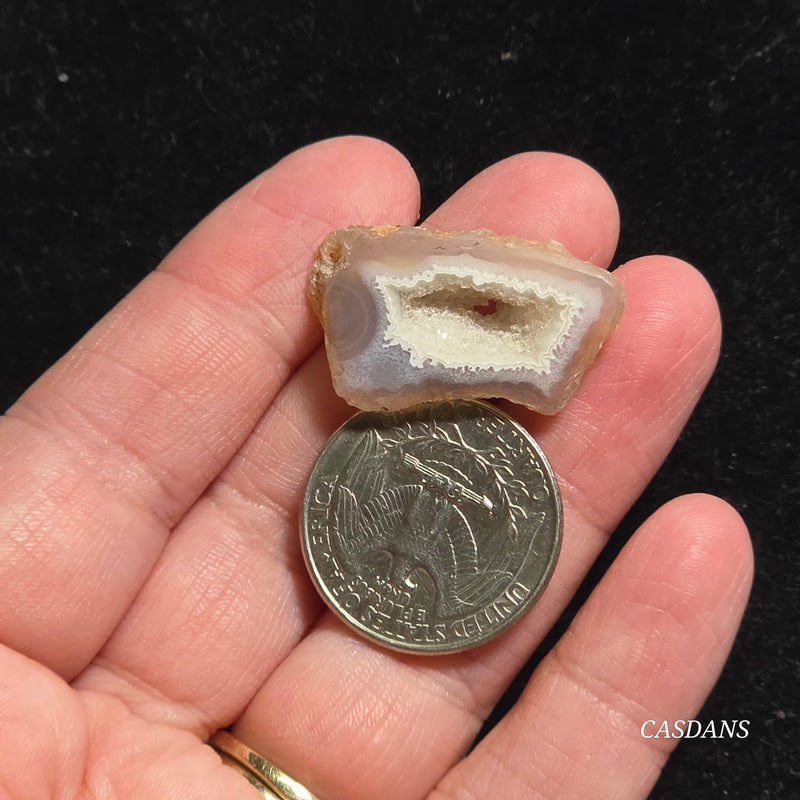 Druzy Agate Slice