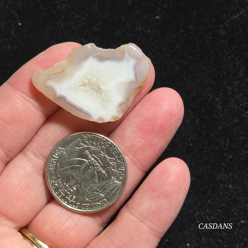 Druzy Agate Slice