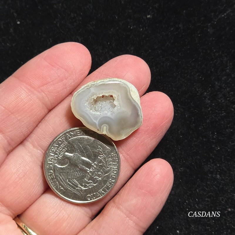 Druzy Agate Slice