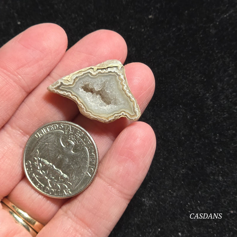 Druzy Agate Slice