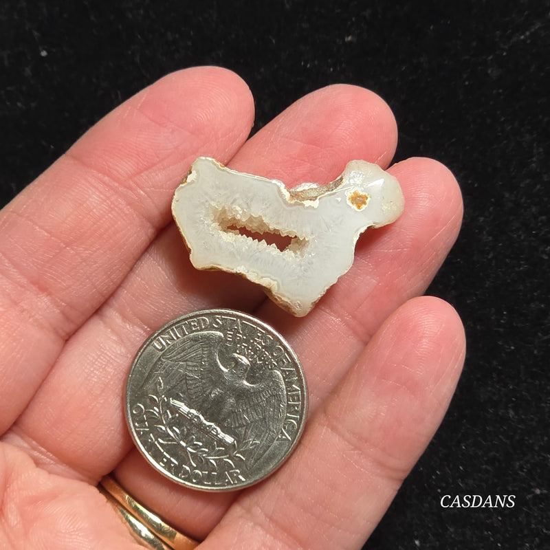 Druzy Agate Slice