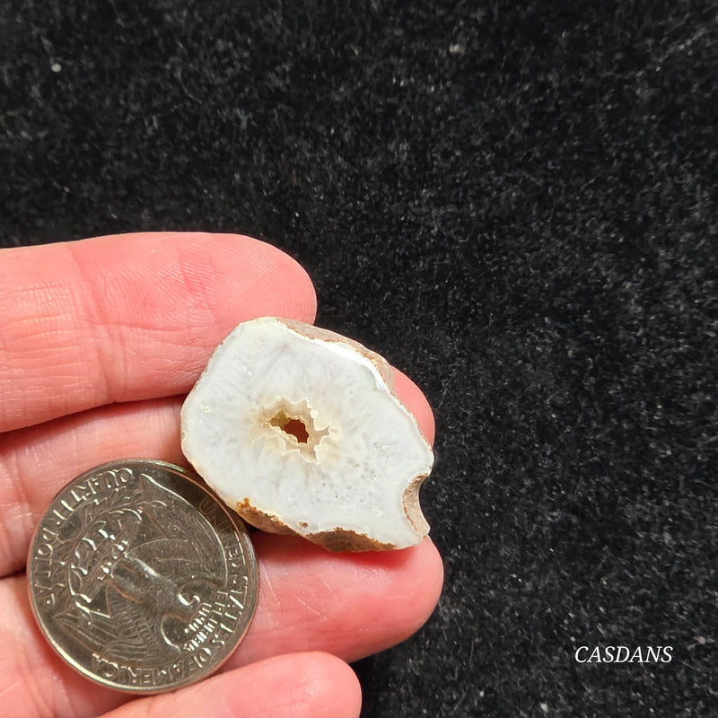 Druzy Agate Slice