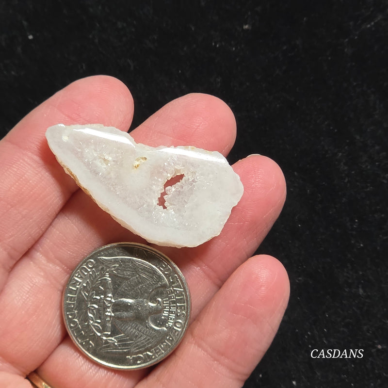 Druzy Agate Slice