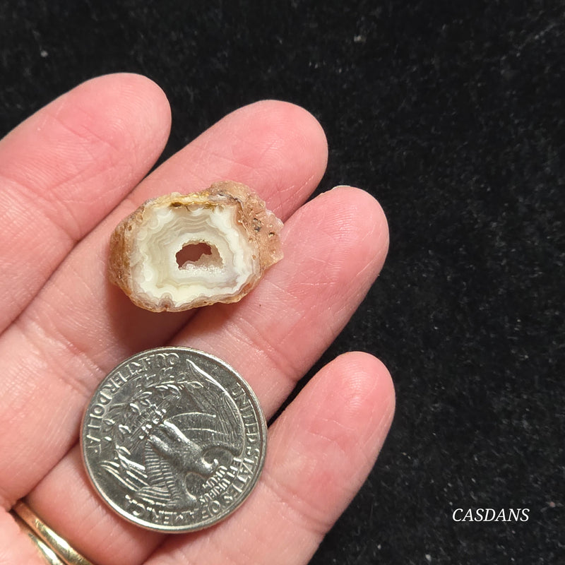 Druzy Agate Slice