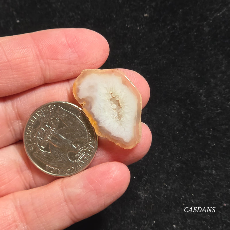 Druzy Agate Slice