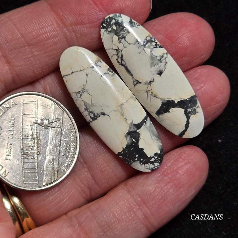 Maligano Jasper Cabochon Pair