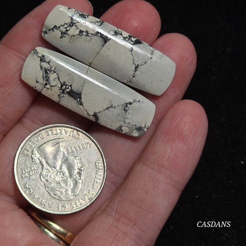 Maligano Jasper Cabochon Pair