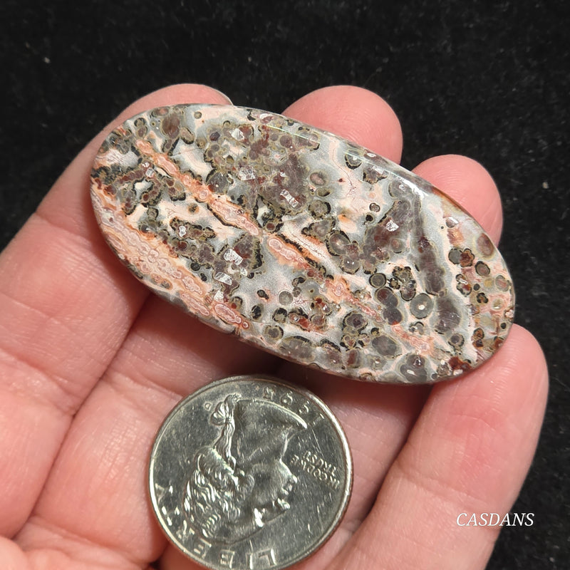 Leopard Skin Jasper Cabochon *IMPERFECT*