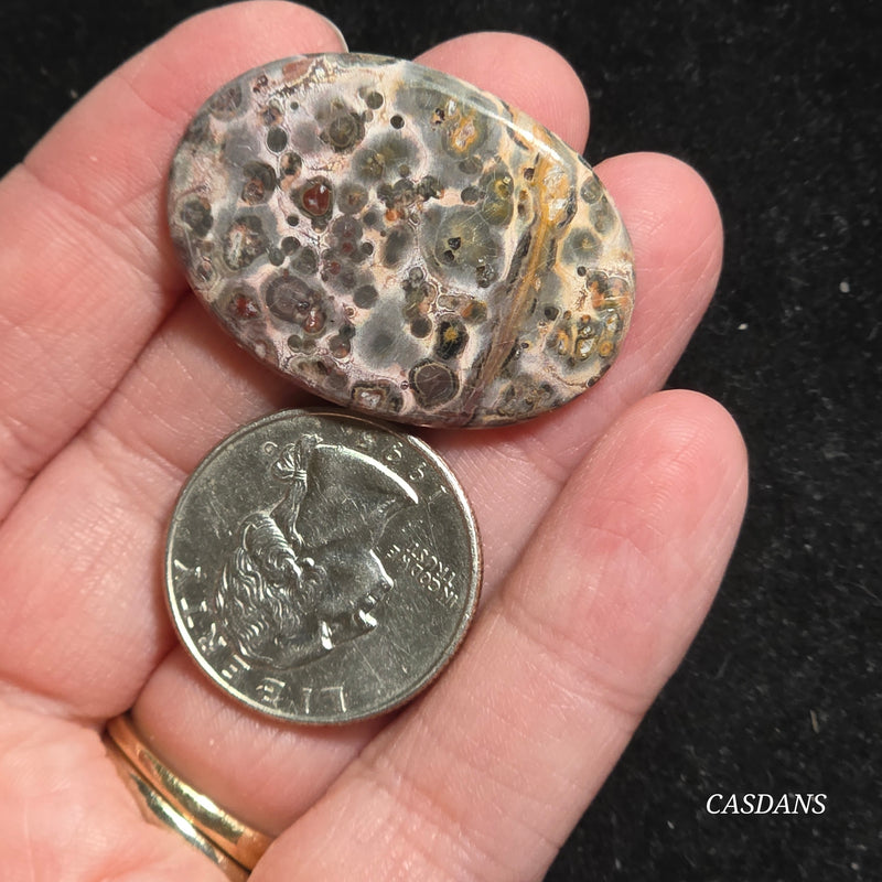 Leopard Skin Jasper Cabochon *IMPERFECT*