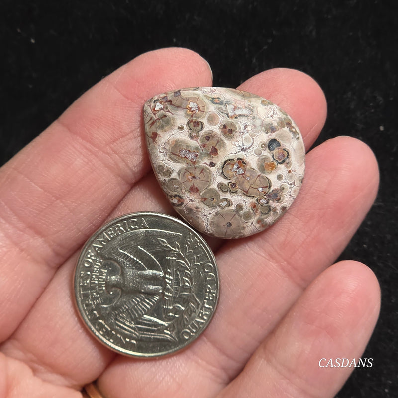 Leopard Skin Jasper Cabochon *IMPERFECT*
