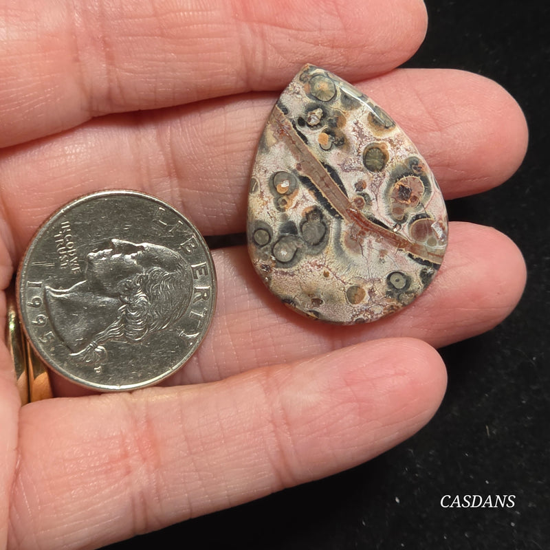 Leopard Skin Jasper Cabochon *IMPERFECT*